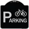 Signmission Bicycle Parking With Graphic Heavy-Gauge Aluminum Architectural Sign, 18" x 18", BS-1818-24325 A-DES-BS-1818-24325 - alternate 1